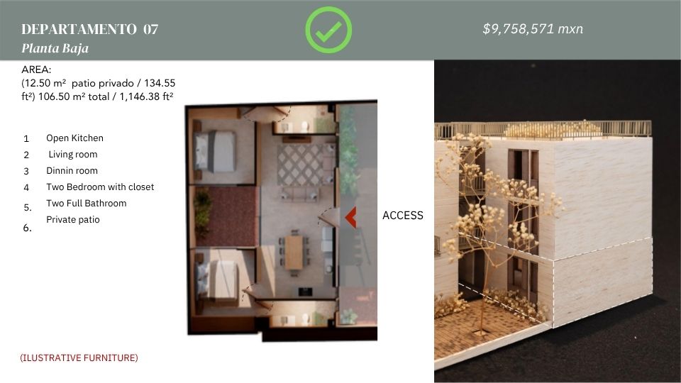 DEPARTAMENTOS NUEVOS EN VENTA EN EL CENTRO DE OAXACA
