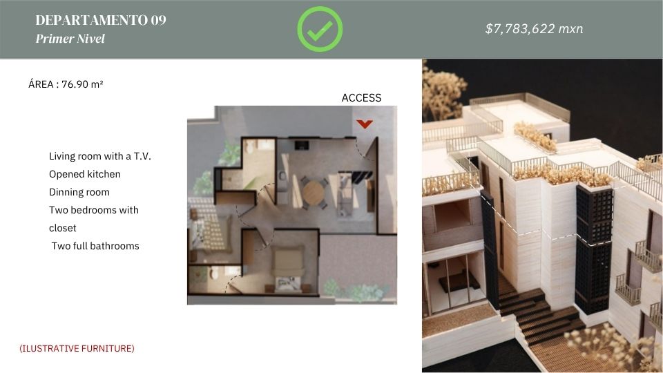 DEPARTAMENTOS NUEVOS EN VENTA EN EL CENTRO DE OAXACA